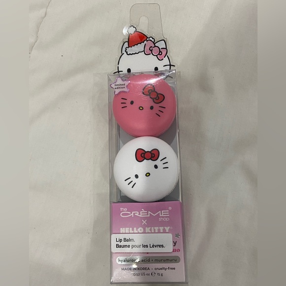 limited edition HELLO KITTY x THE CRÈME SHOP lip balm duo - Picture 1 of 1